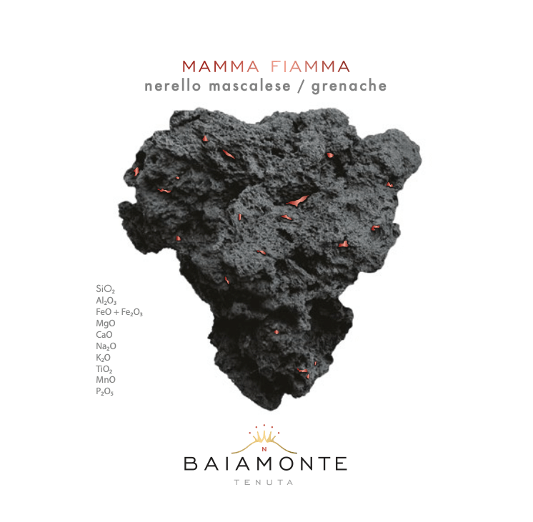 Mamma Fiamma red blend bottle